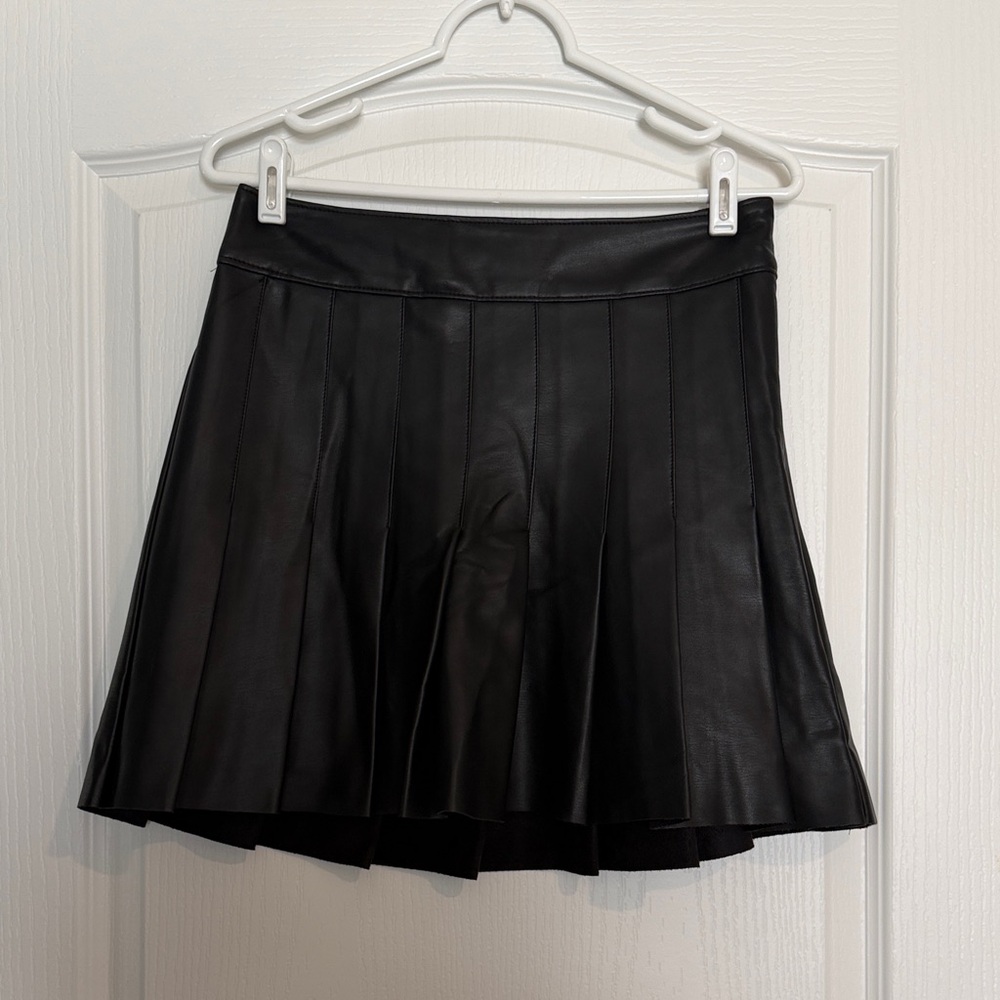 Abercrombie & Fitch Vegan Leather Skirt